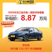 北京现代 伊兰特 2022款 1.5L CVT GLX精英版 车小蜂汽车新车