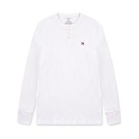 TOMMY HILFIGER 男士圆领长袖T恤 09T4076 白色 M