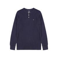 TOMMY HILFIGER 男士圆领长袖T恤 09T4076 藏蓝色 L