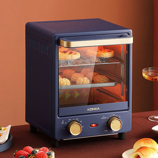 KONKA 康佳 KDKX-1501 电烤箱 15L 优雅蓝 礼包款