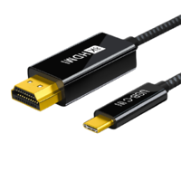 ULT-unite 4041-80169 Type-C转HDMI2.1 视频线缆 2m 黑色