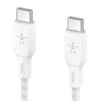 belkin 贝尔金 CAB014 Type-C转Type-C MFi认证 5A 数据线 尼龙编织 2m 白色