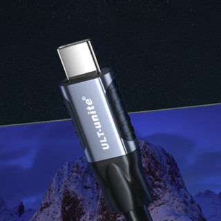 ULT-unite HC-66C 供电款 Type-C转HDMI 视频线缆 2m 蓝色