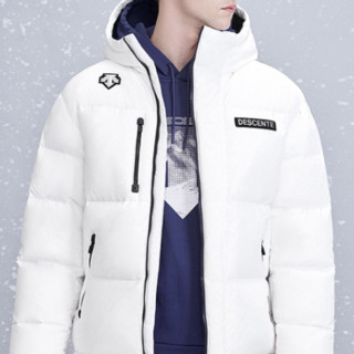 DESCENTE 迪桑特 SKI STYLE 男子运动羽绒服 D2491SDJ97C-WT 白色 XL