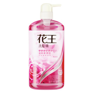 花王（KAO）洗发水玫瑰清香柔顺洗发露深层滋润洗头膏750ML 温和柔润型