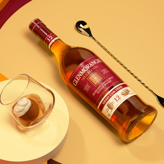 GLENMORANGIE 格兰杰 雪莉酒桶 窖藏陈酿 高地 12年 单一麦芽 苏格兰威士忌 43%vol 700ml