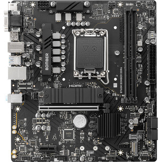 MSI 微星 B760M BOMBER DDR4 爆破弹 M-ATX主板（Intel B760/LGA 1700）