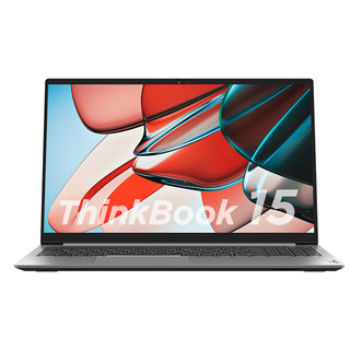 Lenovo 联想 ThinkBook 15 2023款 七代锐龙版 15.6英寸 轻薄本 灰色（锐龙R5-7530U、核芯显卡、16GB、512GB SSD、1080P、LED、60Hz、21JF0000CD）