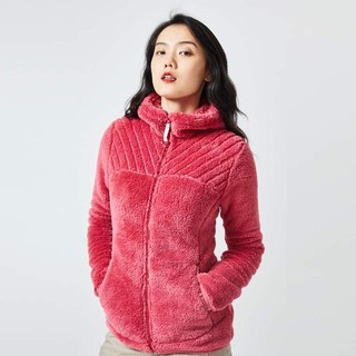 DECATHLON 迪卡侬 SH100 女子抓绒衣 8527390 热情红 L