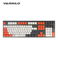 阿米洛（Varmilo）魅系列 静电容V2 办公键盘 电脑键盘 游戏键盘 108键觉醒白灯 静电容玫瑰红轴