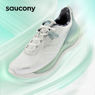 saucony 索康尼 2023新款火鸟2防泼水皮面跑步鞋男稳定支撑情侣跑鞋