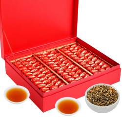 plus会员山间饮茗正山小种茶叶500g红色礼盒装