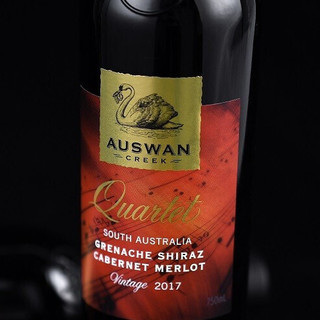 AUSWAN CREEK 天鹅庄 四重奏 南澳干型红葡萄酒 6瓶*750ml套装 整箱装