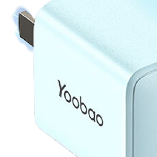 Yoobao 羽博 YAD C010A 手机充电器 USB-A/Type-C 33W 蓝色