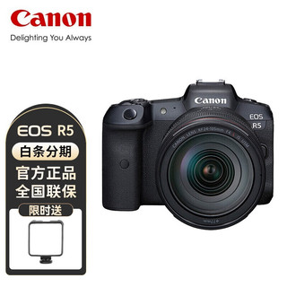 佳能（Canon）EOS R5 8K微单相机 L级24-105标准镜头套装 旗舰型全画幅专业微单 新手入门套装