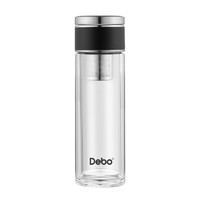 Debo 德铂 莱斯利茶水分离玻璃杯泡茶杯居家办公水杯