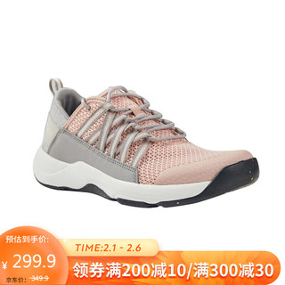 DECATHLON 迪卡侬 起官网户外徒步登山鞋透气休闲鞋女QUS粉色38-2891843