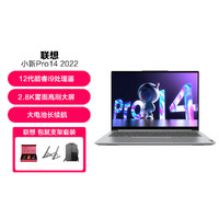Lenovo 联想 小新Pro14笔记本电脑高性能网课学习娱乐轻薄本（i9-12900H/16G/1T/14英寸/银/2.8K/120Hz/集显）