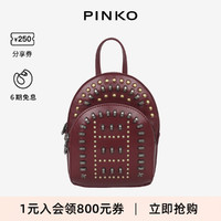 PINKO 品高 1P21J3 Y5W4 铆钉复古双肩包