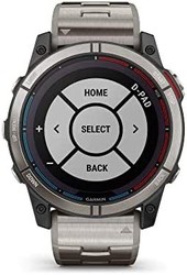 GARMIN 佳明 quatix® 7X 太阳能版,海洋 GPS 智能手表,太阳能充电功能,潮汐变化和锚拖动警报,航点标记