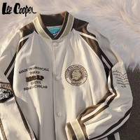 Lee Cooper 美式复古vintage棒球服外套男ins潮牌宽松休闲夹克上衣