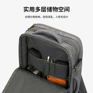 INCASE EO男士商务旅行多功能电脑背包16英寸 苹果MacBookPro华为联想笔记本双肩包 灰黑色-商务型-CL90004