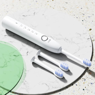 京东自有品牌 惠寻 声波震动成人电动牙刷五档变频智能充电牙刷 +10刷头