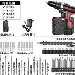 DELIXI 德力西 手电钻套装 双速塑盒1电一充+送大礼包 12V(需用券)