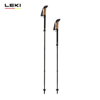 LEKI 户外折叠登山杖碳素超轻伸缩外锁至尊碳纤维折叠Z杖 110cm-130cm一对