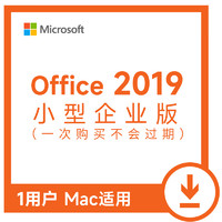 Microsoft 微软 自动发密钥  Office 2019 小型企业版 for mac