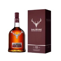 中免日上：THE DALMORE 大摩 帝摩/达尔摩 12年单一麦芽苏格兰威士忌 40%vol 1000ml