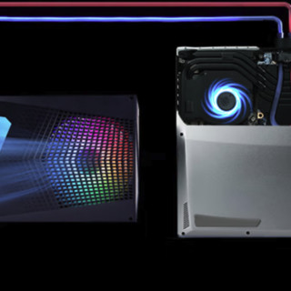 MECHREVO 机械革命 旷世X 十三代酷睿版 17.0英寸 游戏本 灰色（酷睿i9-13900HX、RTX 4080 12G、32GB、1TB SSD、2.5K、LED、240Hz、水冷）