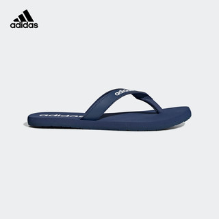 adidas 阿迪达斯 官方EEZAY FLIP FLOP男子夏季游泳凉鞋人字拖鞋EG2041 藏青蓝/白色 40.5(250mm)