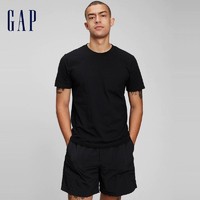 Gap 盖璞 男装纯棉轻薄潮流运动短袖T恤878111夏季2022新款休闲打底衫