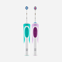 Oral-B 欧乐-B OralB/欧乐B电动牙刷D12成人软毛刷感应式充电旋转式情侣