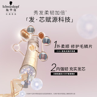 Schwarzkopf 施华蔻 氨基酸赋活修护洗发露400ml*2+润发乳400ml*1