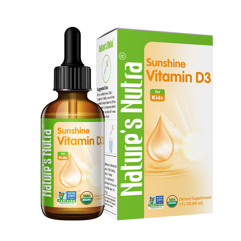 Nature’s Nutra 莱思纽卡 儿童有机维生素D3 60ml