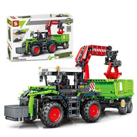 JIAZHI BLOCK 加致积木 积械农场系列 74760 拖拉机
