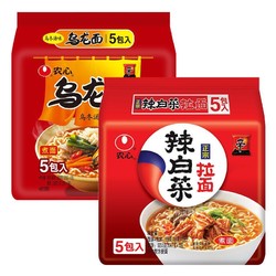 NONGSHIM 农心 辛拉面辣白菜乌龙面120g*10袋拉面泡面速食方便面