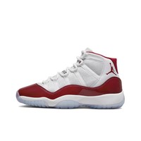 Jordan NIKE(耐克)AIR JORDAN 11 白红樱桃高帮篮球鞋 红白378038116