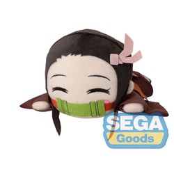 SEGA 世嘉 鬼灭之刃 灶门弥豆子 微笑版 趴趴毛绒公仔 抱枕