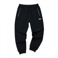 FILA 斐乐 FUSION系列 男子运动长裤 T11M141802F-BK 深黑 M