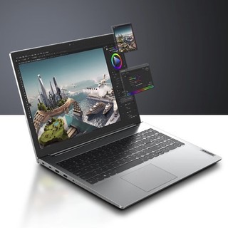 Lenovo 联想 ThinkBook 15 2023款 七代锐龙版 15.6英寸 轻薄本 灰色（锐龙R5-7530U、核芯显卡、16GB、512GB SSD、1080P、LED、60Hz、21JF0000CD）