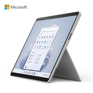 Surface Pro 9 二合一平板电脑 英特尔Evo平台超能轻薄本 酷睿i5-1235U 8G 256G 亮铂金 13英寸触屏