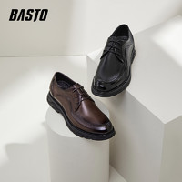 88VIP：BASTO 百思图 男士休闲皮鞋 H1560CM1