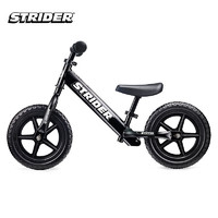 Strider 儿童平衡车滑步车1.5-5岁宝宝滑行车无脚踏自行车SPORT 黑色