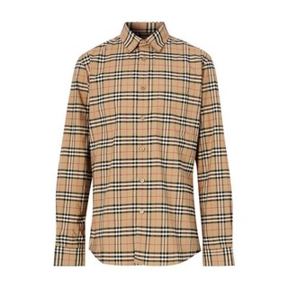 BURBERRY 博柏利 男士长袖衬衫 80209661 典藏米色 L