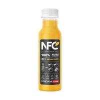 农夫山泉 NFC果汁鲜榨橙汁纯果汁饮料300ml*10瓶 非整箱