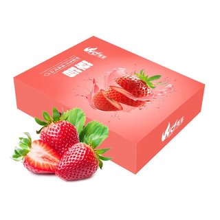 丹东红颜玖玖 奶油草莓 约重450g/15-20颗 礼盒装