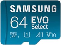 SAMSUNG 三星 EVO Select 64GB microSDXC UHS-I U1 130MB/s  包括 SD 适配器(MB-ME64KA/EU)